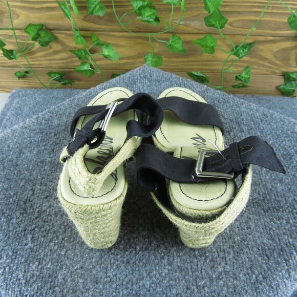 Skechers Women's Ankle Strap Black Fabric Size 8M Gently Used 2025 - Picture 4 of 6
